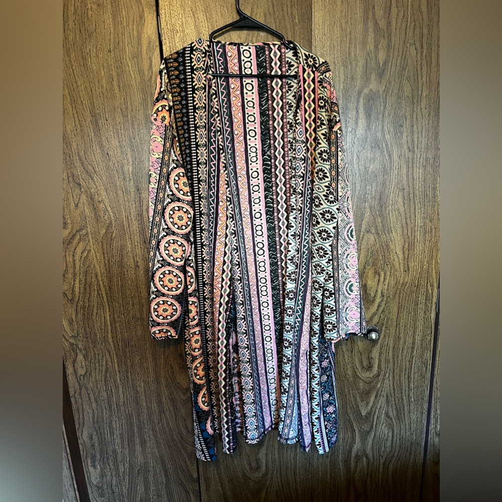 SHEIN Curve 4XL long boho kimono